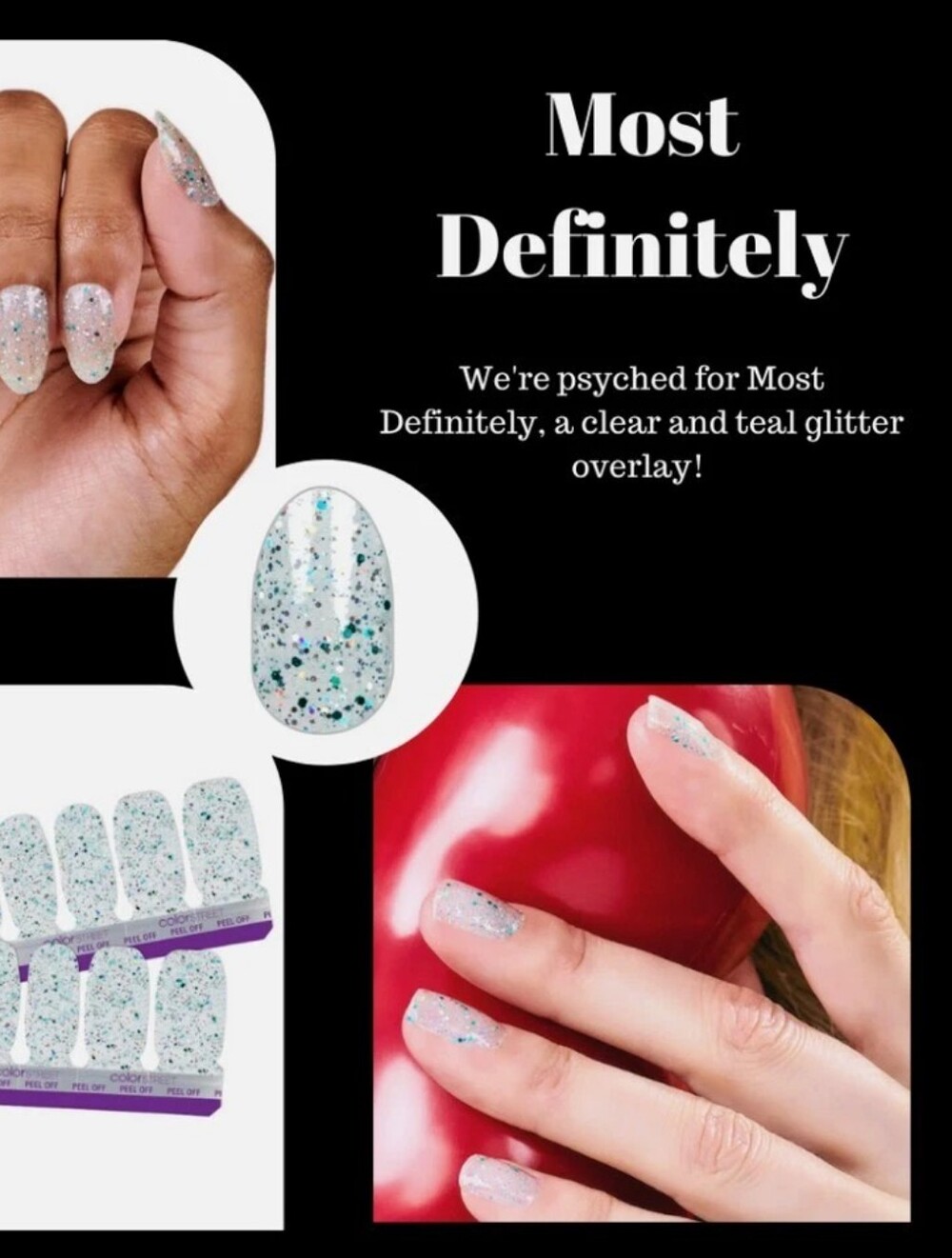 Color Street Nail Strips "Most Definitely"